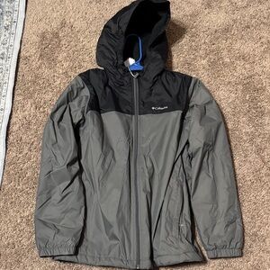 Columbia Kids Two-Tone Gray Raincoat